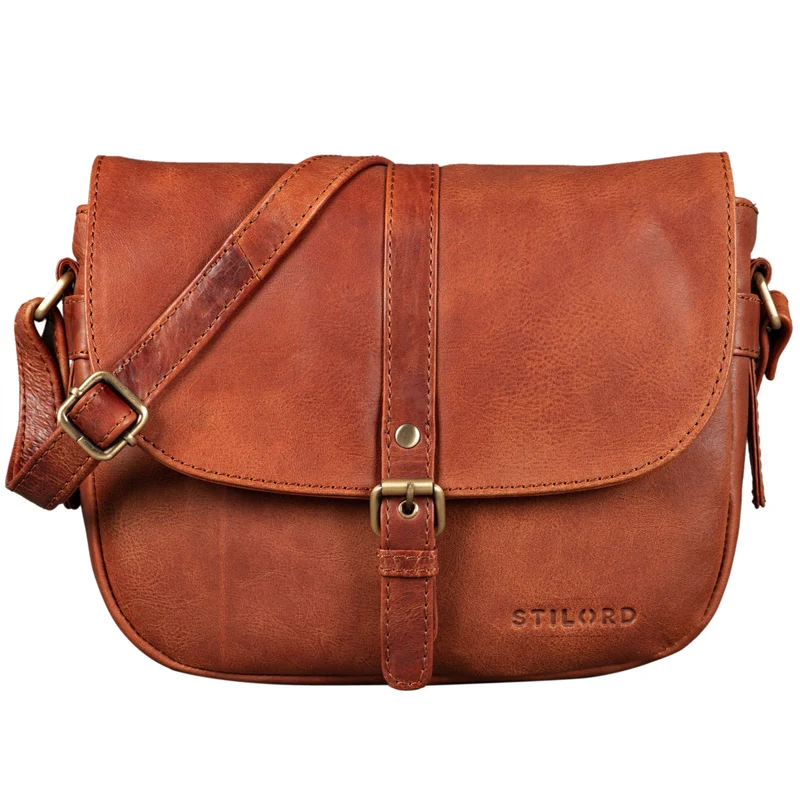 "Leni" Damen Umhängetasche Leder Handtasche
