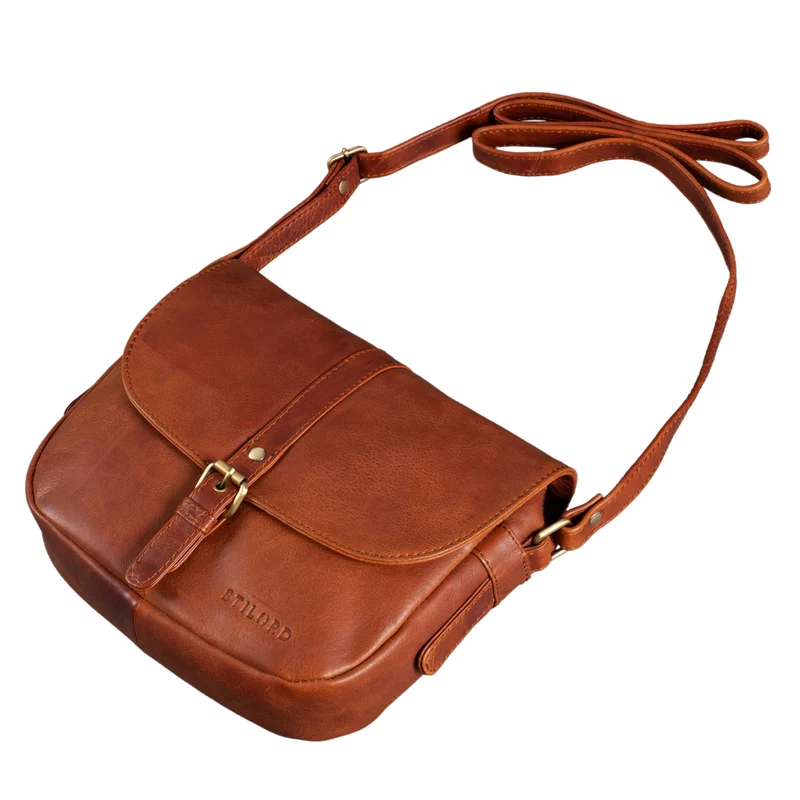 "Leni" Damen Umhängetasche Leder Handtasche