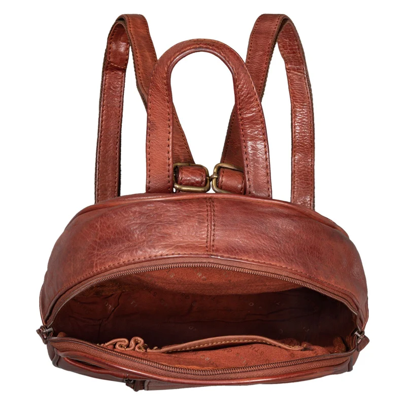"Hailey" Tagesrucksack Damen Leder