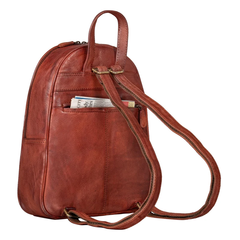 "Hailey" Tagesrucksack Damen Leder