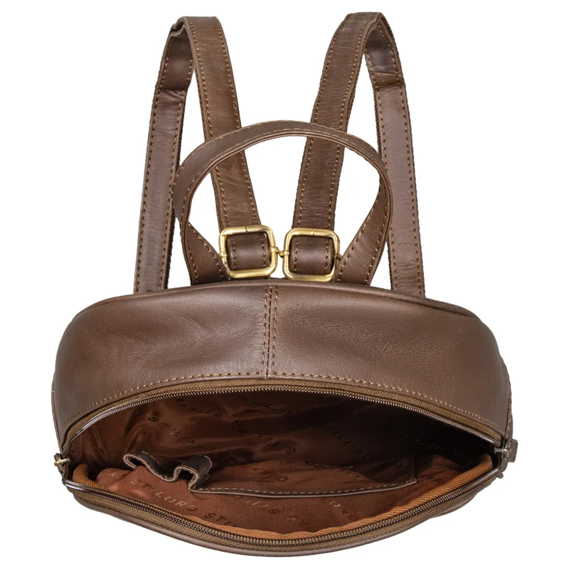 "Hailey" Tagesrucksack Damen Leder