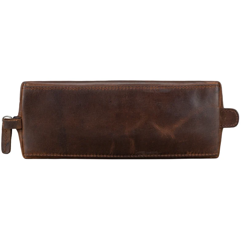 STILORD "Yuma II" Kosmetiktasche Klein Leder