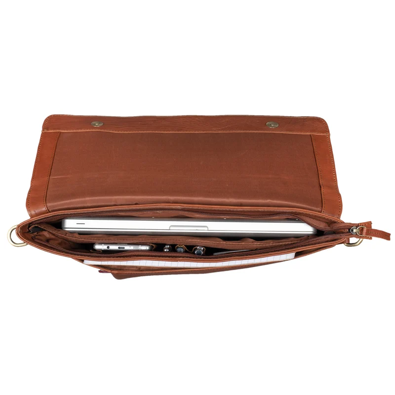 "Parker" Aktentasche Leder schmal