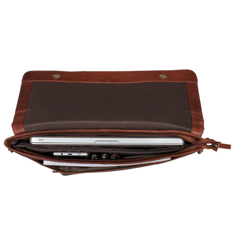 "Parker" Aktentasche Leder schmal