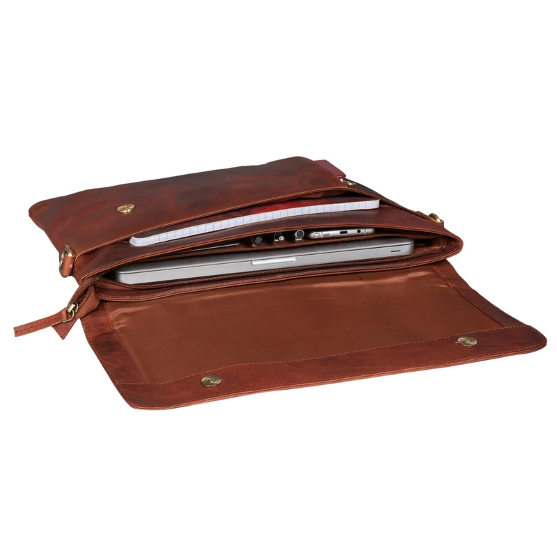 "Parker" Aktentasche Leder schmal