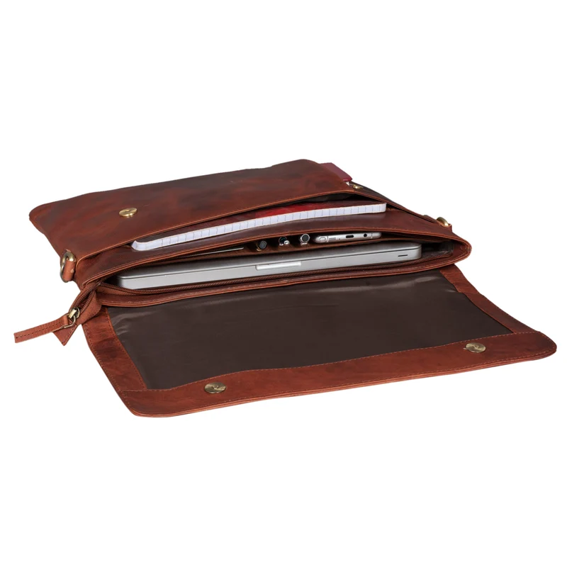 "Parker" Aktentasche Leder schmal
