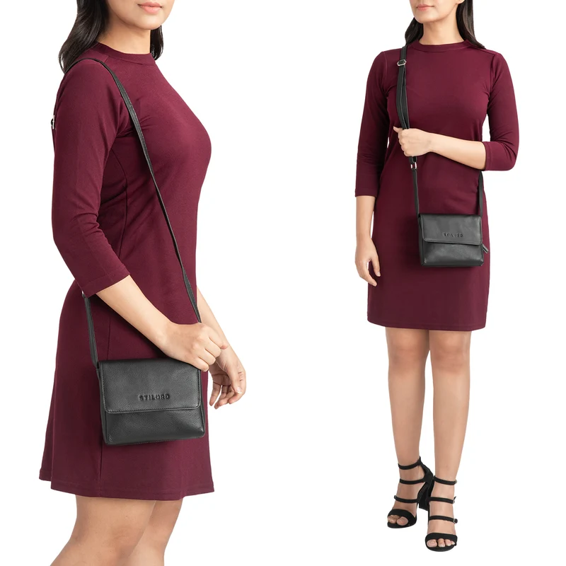 "Audrey" Handtasche Damen Leder Klein