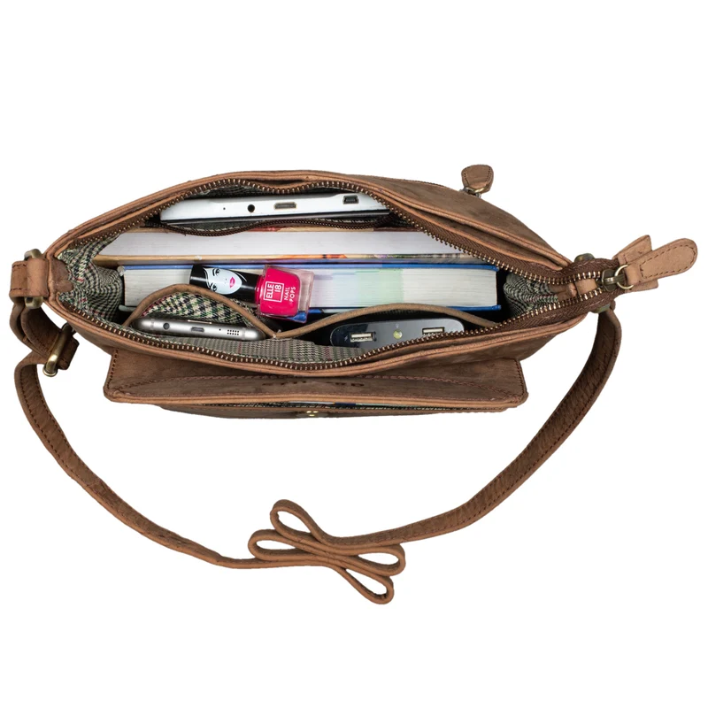 "Tara" Kleine Handtasche Damen Crossbody Leder