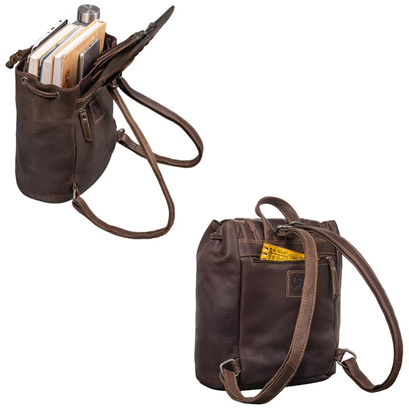 "Enisa" Vintage Rucksack Damen klein