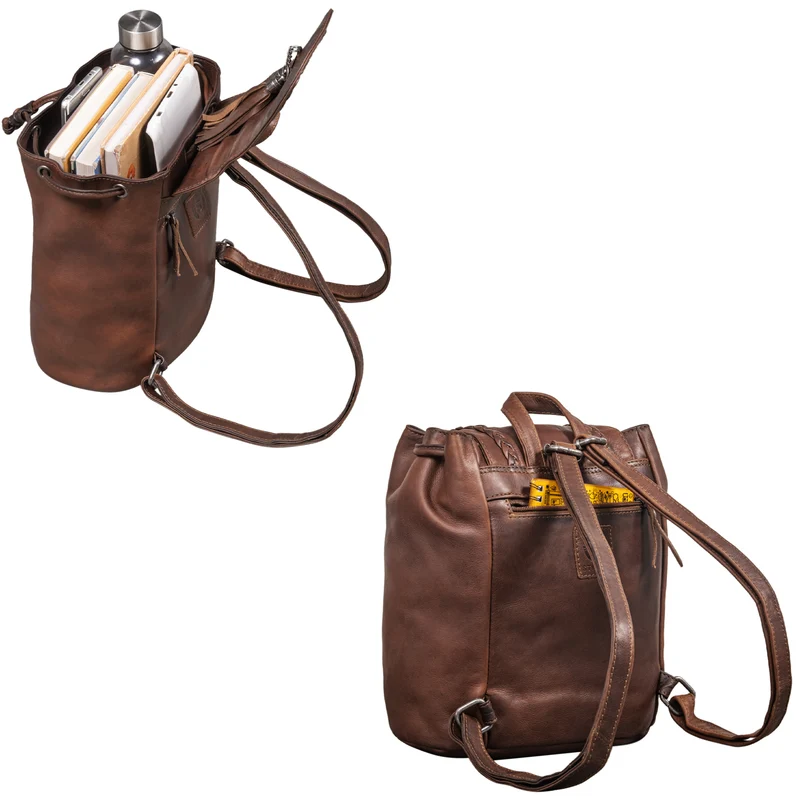 "Enisa" Vintage Rucksack Damen klein