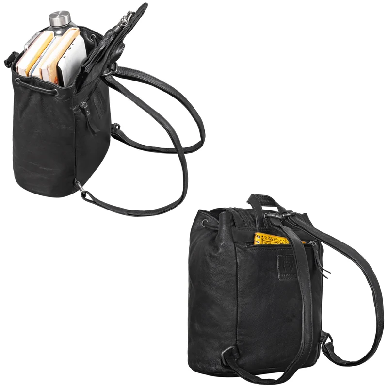 "Enisa" Vintage Rucksack Damen klein