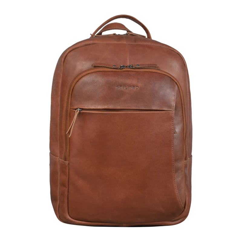 "Florin" XXL Business Rucksack Leder für 17 Zoll Laptop Herren & Damen