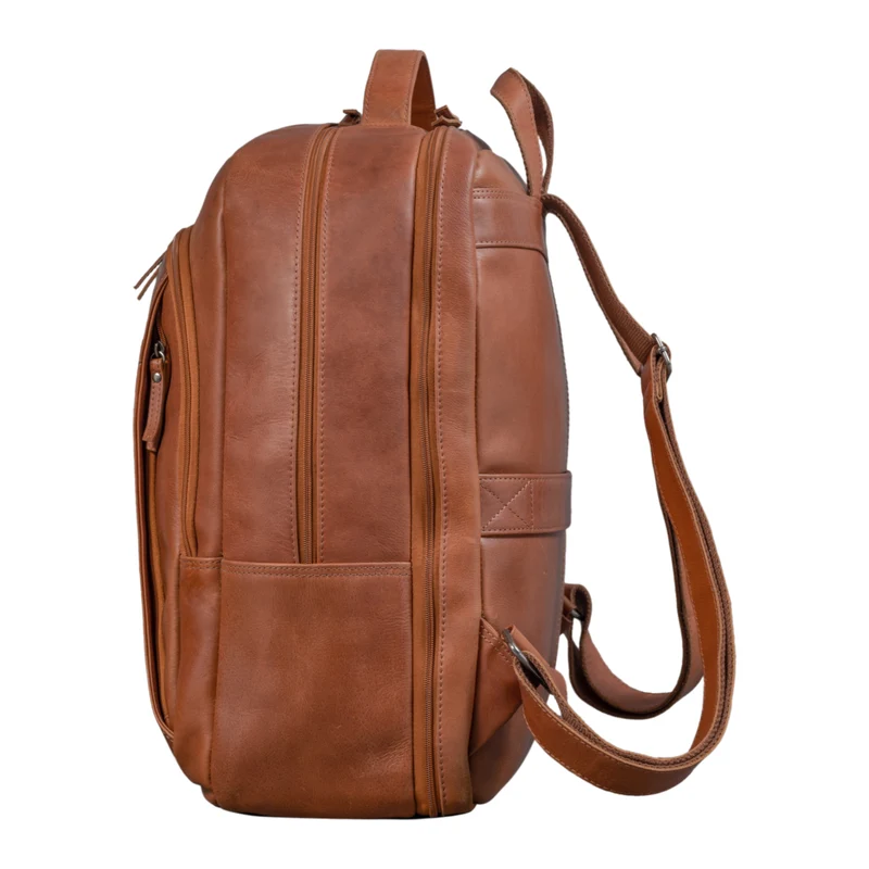 "Florin" XXL Business Rucksack Leder für 17 Zoll Laptop Herren & Damen