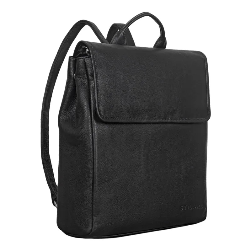 "Misha" Moderner Leder Rucksack Unisex mittel groß