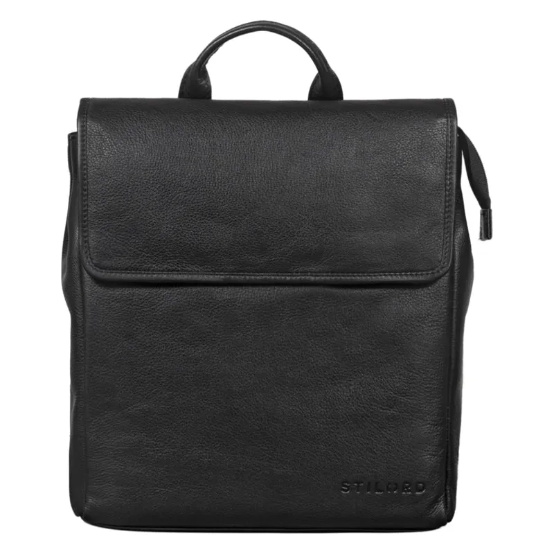 "Misha" Moderner Leder Rucksack Unisex mittel groß