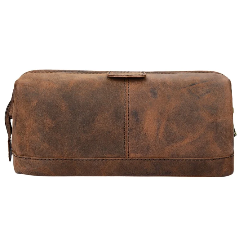 B-WARE "Laurin" Kulturtasche Männer Leder