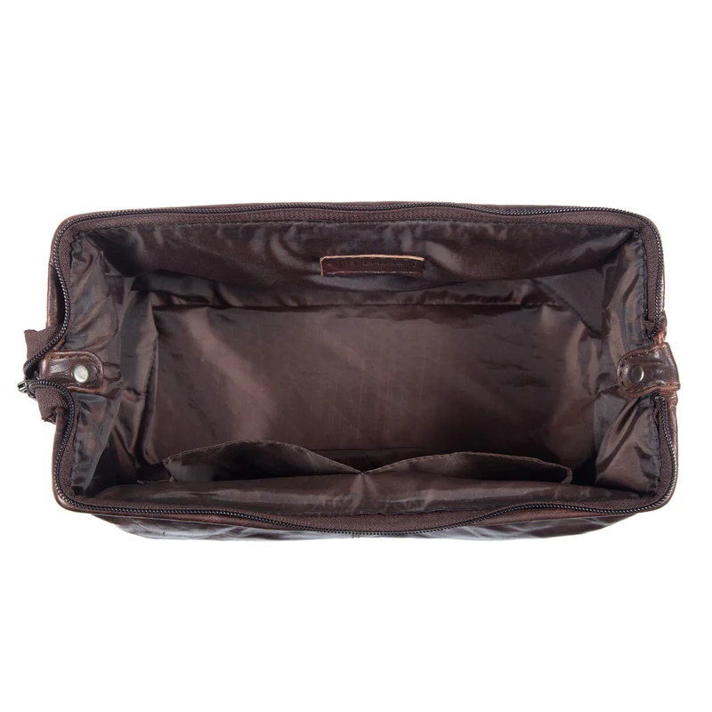 B-WARE "Laurin" Kulturtasche Männer Leder