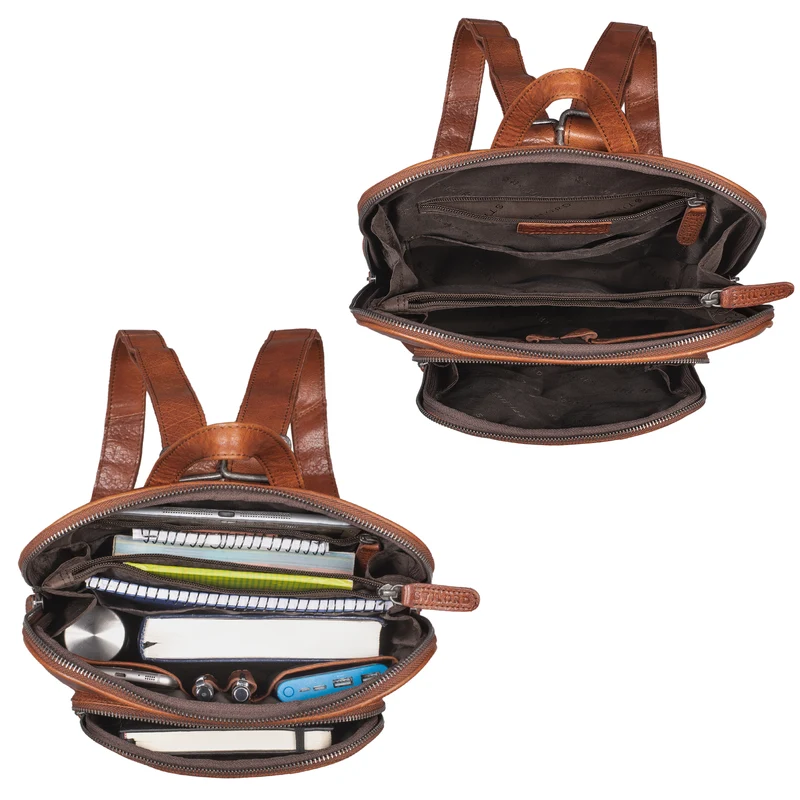 "Dan" Daypack Rucksack Leder