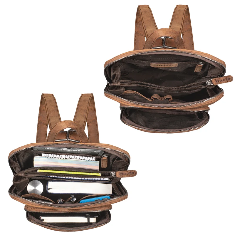 "Dan" Daypack Rucksack Leder
