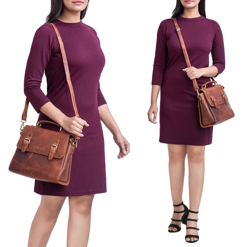 "Estelle" Fashion Handtasche Leder