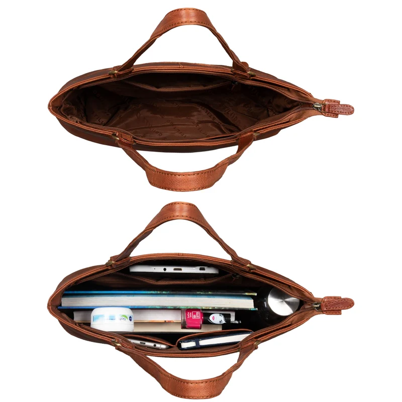 "Delilah" Leder Shopper Damen Handtasche
