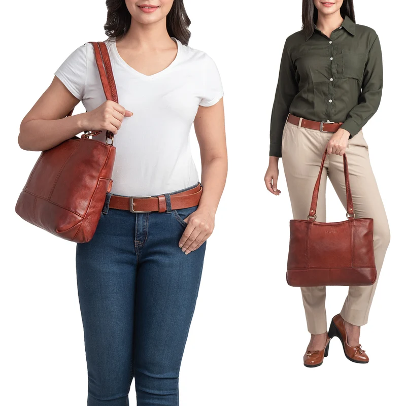 "Delilah" Leder Shopper Damen Handtasche