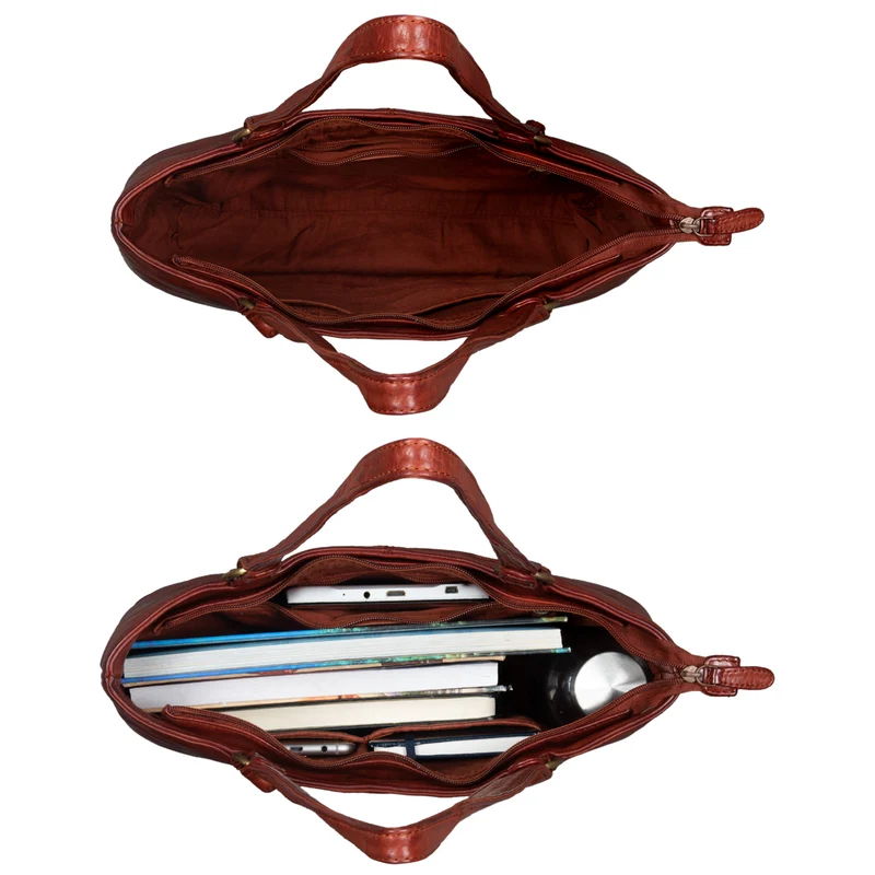 "Delilah" Leder Shopper Damen Handtasche