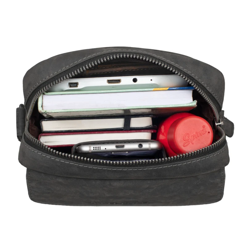 B-WARE "Jordan" Kleine Messenger Tasche Leder