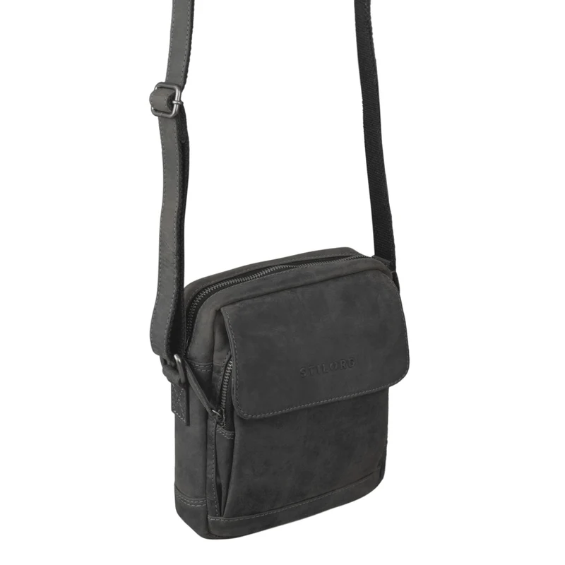 B-WARE "Jordan" Kleine Messenger Tasche Leder