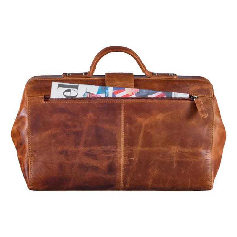 STILORD "Percy" Arzttasche Leder Vintage