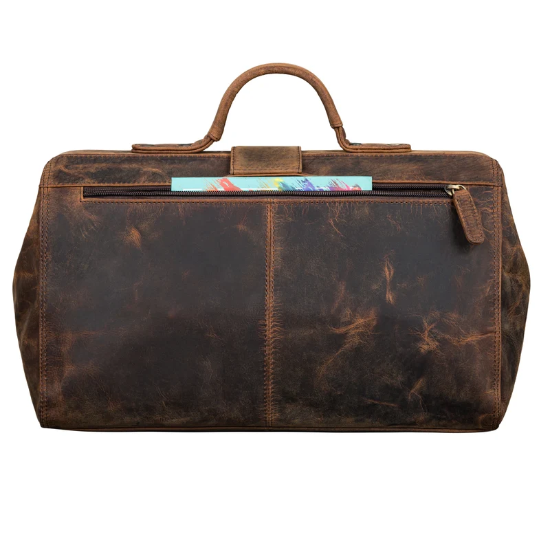 STILORD "Percy" Arzttasche Leder Vintage