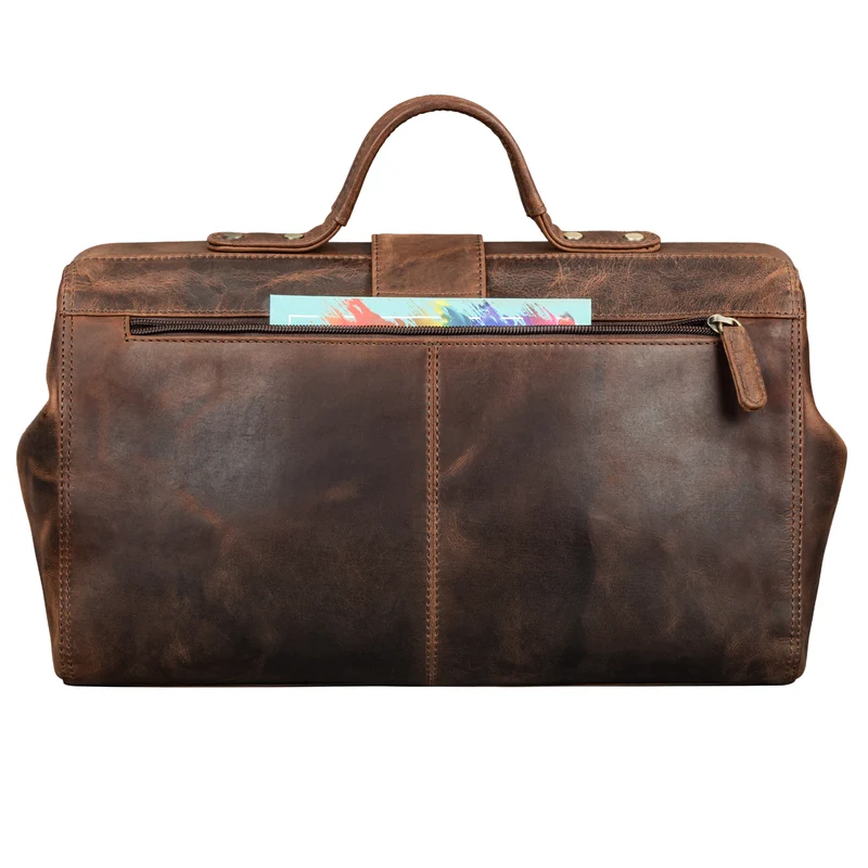 STILORD "Percy" Arzttasche Leder Vintage