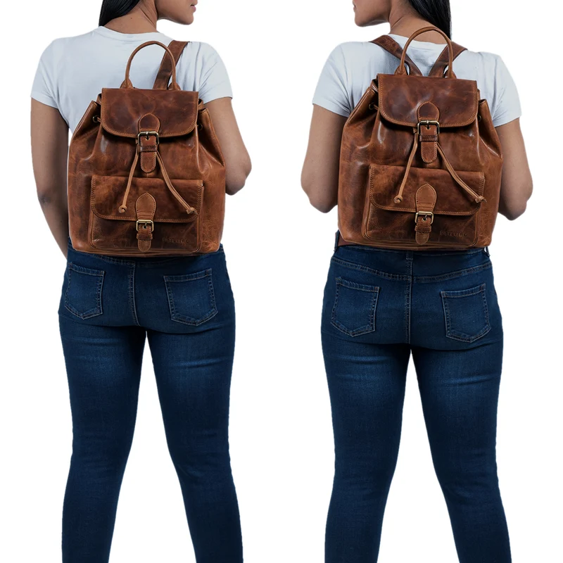 "Destiny" Damen Rucksack Modern Leder