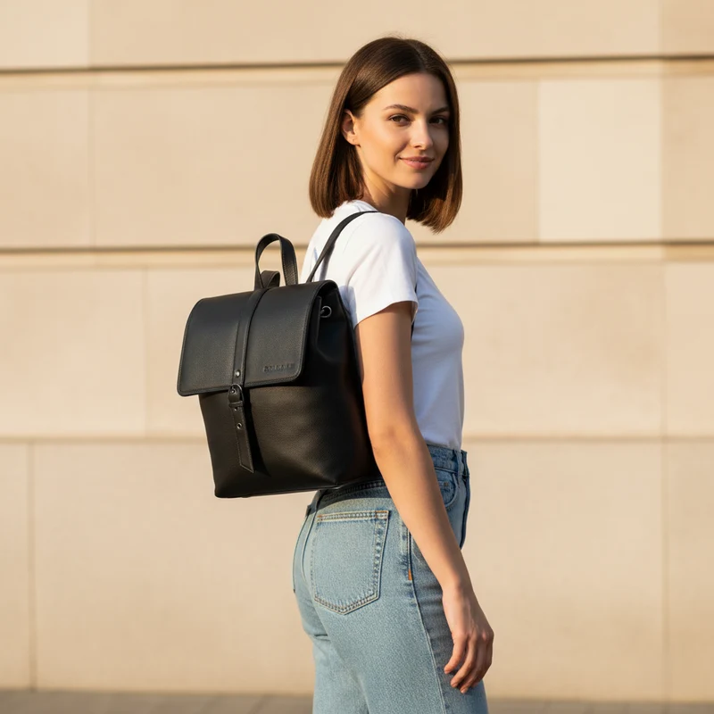 "Mathilda" Damen Daypack Lederrucksack