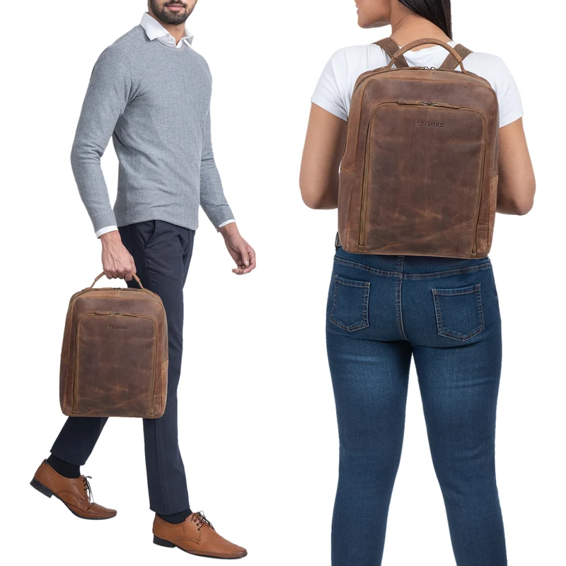 "Orlando" Business Rucksack Herren Leder