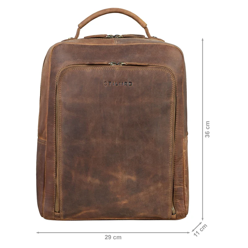 "Orlando" Business Rucksack Herren Leder