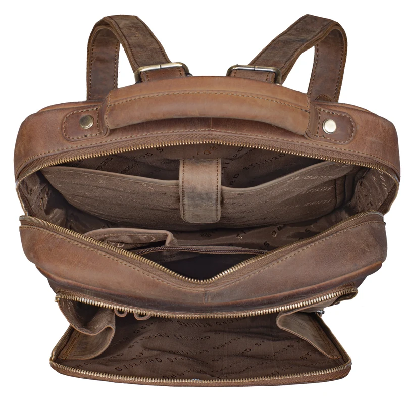 "Orlando" Business Rucksack Herren Leder