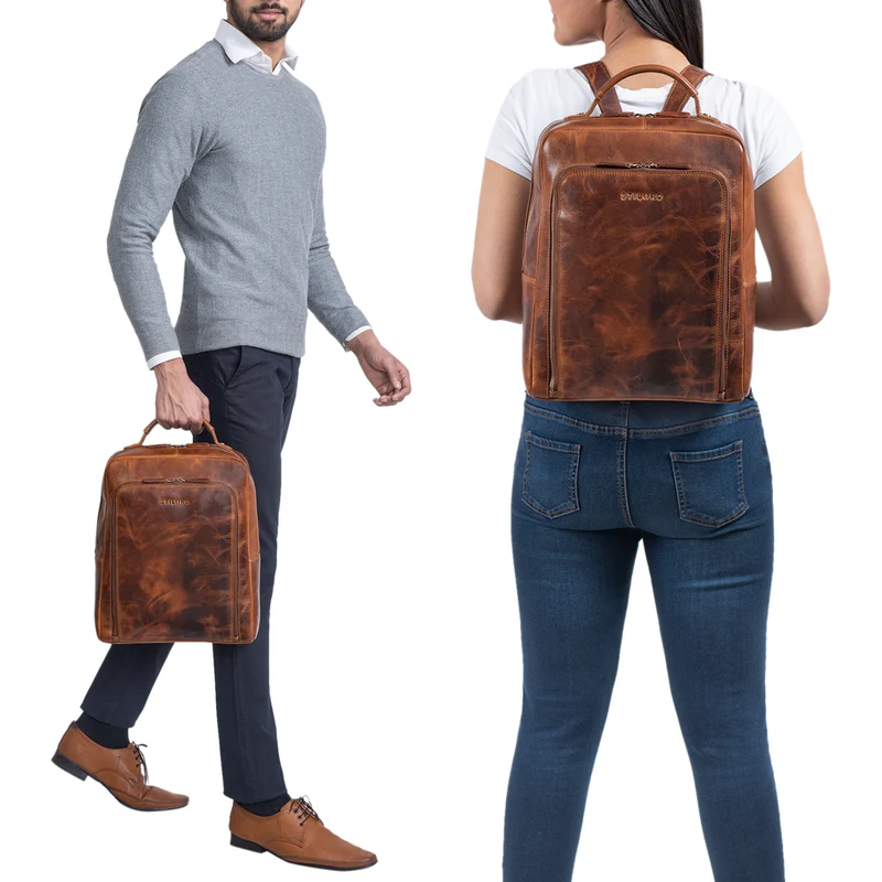 "Orlando" Business Rucksack Herren Leder