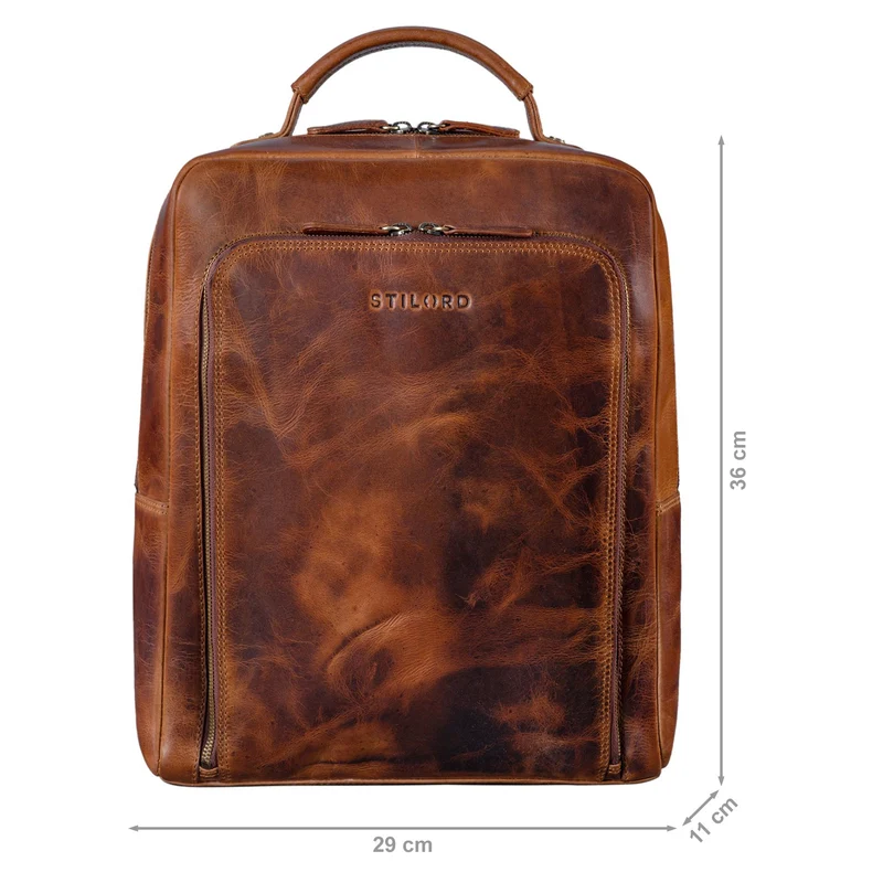 "Orlando" Business Rucksack Herren Leder