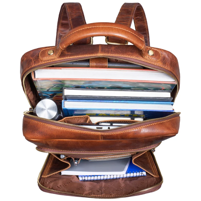 "Orlando" Business Rucksack Herren Leder
