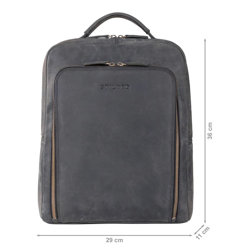 "Orlando" Business Rucksack Herren Leder