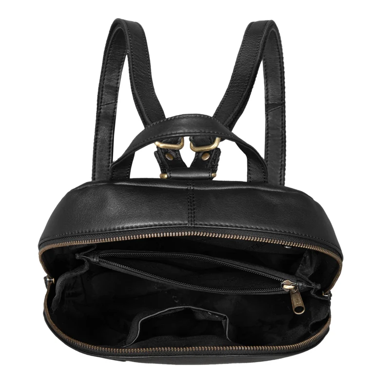 "Reed" Lederrucksack Damen Klein