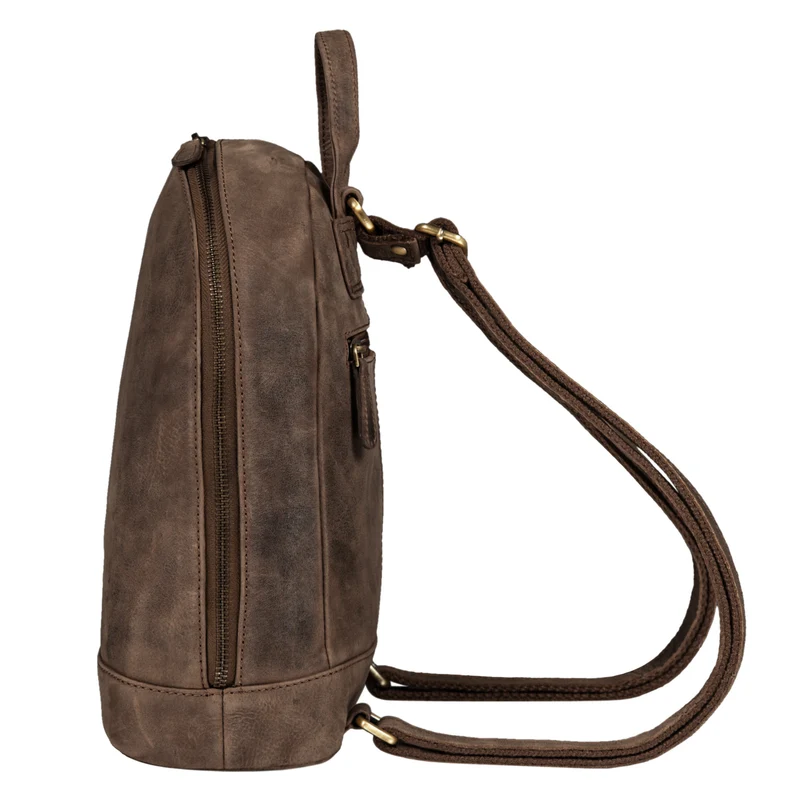 "Reed" Lederrucksack Damen Klein