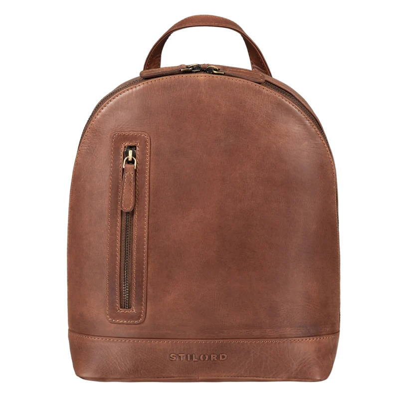 "Reed" Lederrucksack Damen Klein