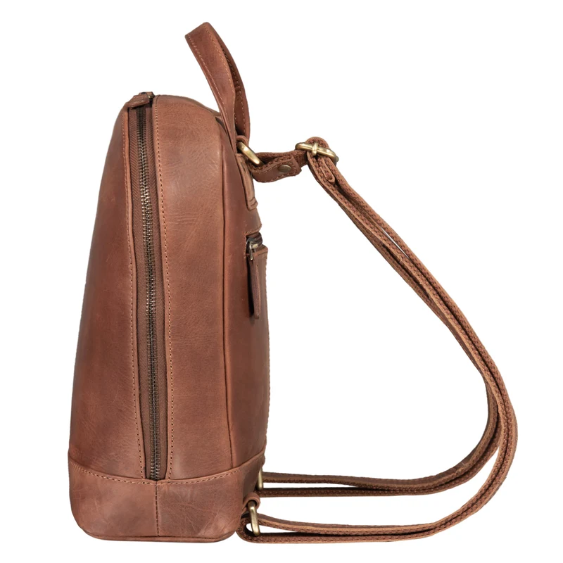 "Reed" Lederrucksack Damen Klein