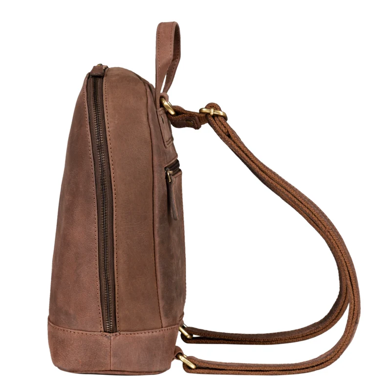 "Reed" Lederrucksack Damen Klein