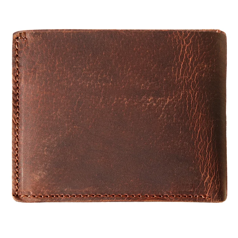 "Darren" Slim Wallet mit Münzfach Leder