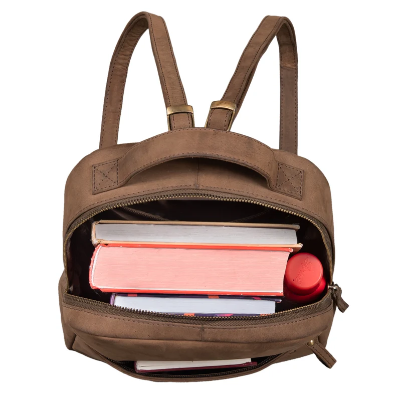 "Kayla" Moderner Damen Rucksack Leder Elegant klein