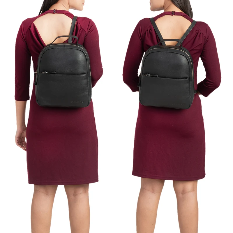"Kayla" Moderner Damen Rucksack Leder Elegant klein