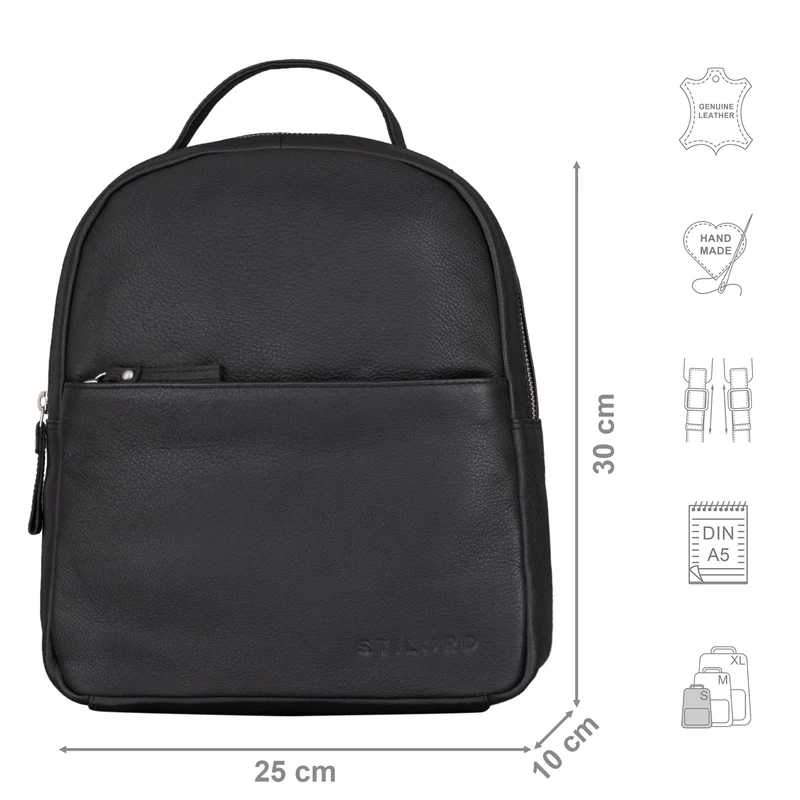 "Kayla" Moderner Damen Rucksack Leder Elegant klein